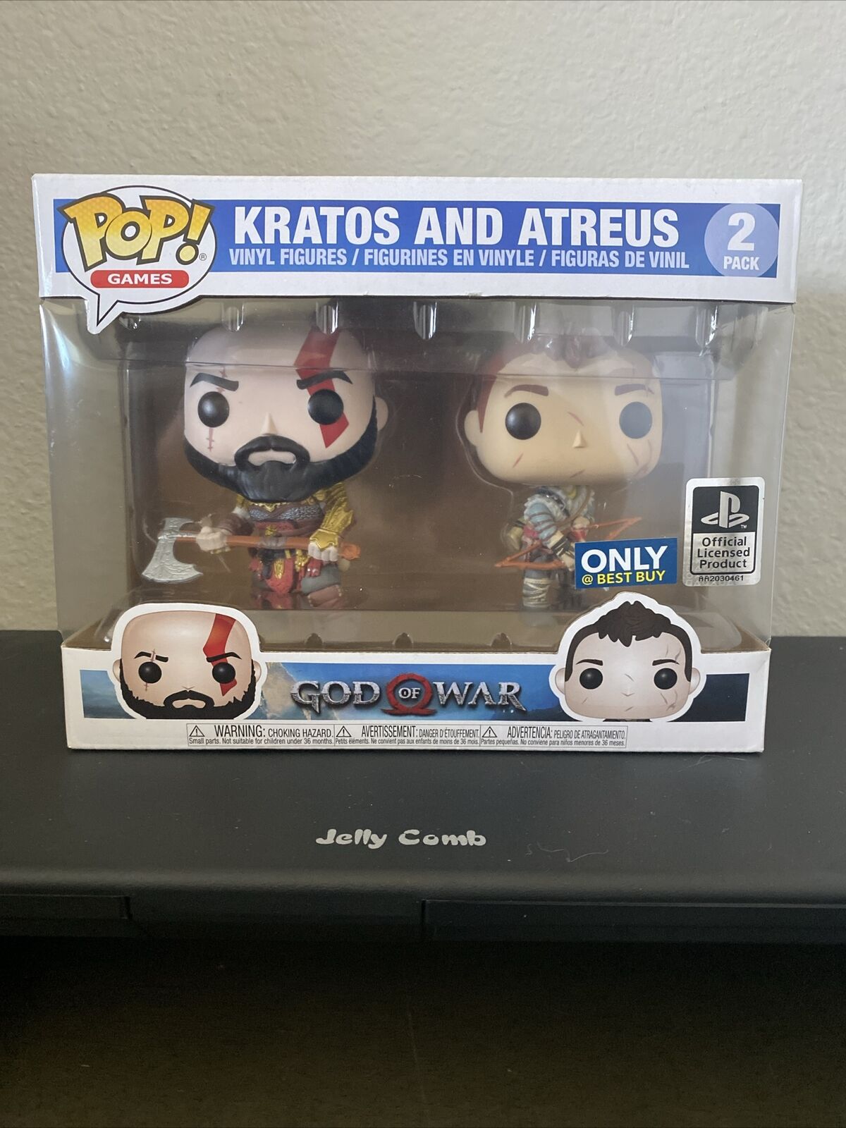Funko Pop Games Kratos And Atreus 2 Pack God Of War Best Buy Exclusive
