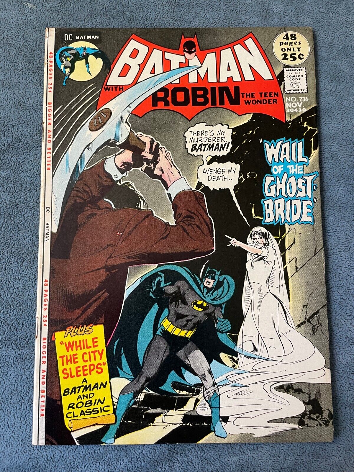 Batman #236 1971 DC Comic Book Robin Bob Kane 48 Page Giant Frank Robbins FN/VF