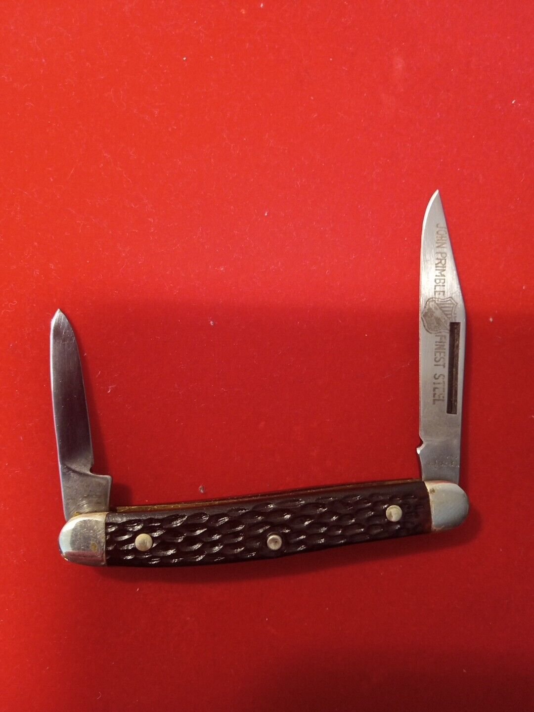 Vintage John Primble Belknap HDW & MFG Co Pocket Knife # 5323 With Star