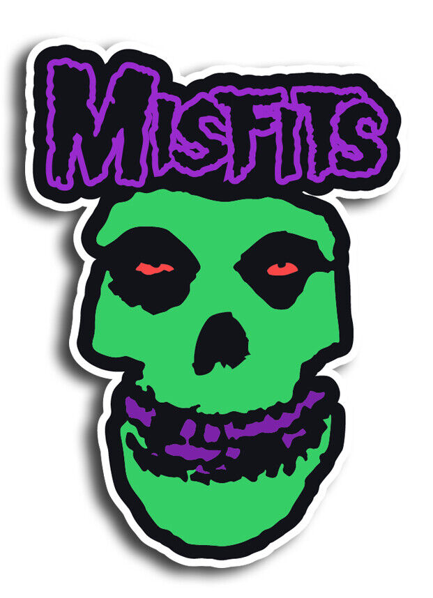 Misfits Skull Main Logo  Logo Sticker / Vinyl Decal  | 10 Sizes with TRACKING