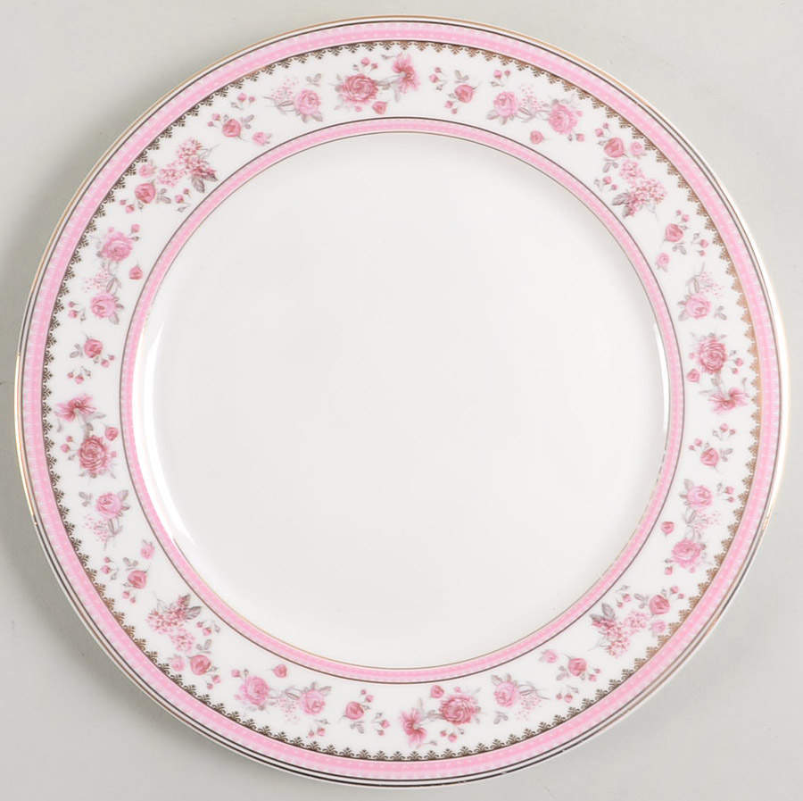 Grace's Teaware Pink Rose  Salad Plate 11483229
