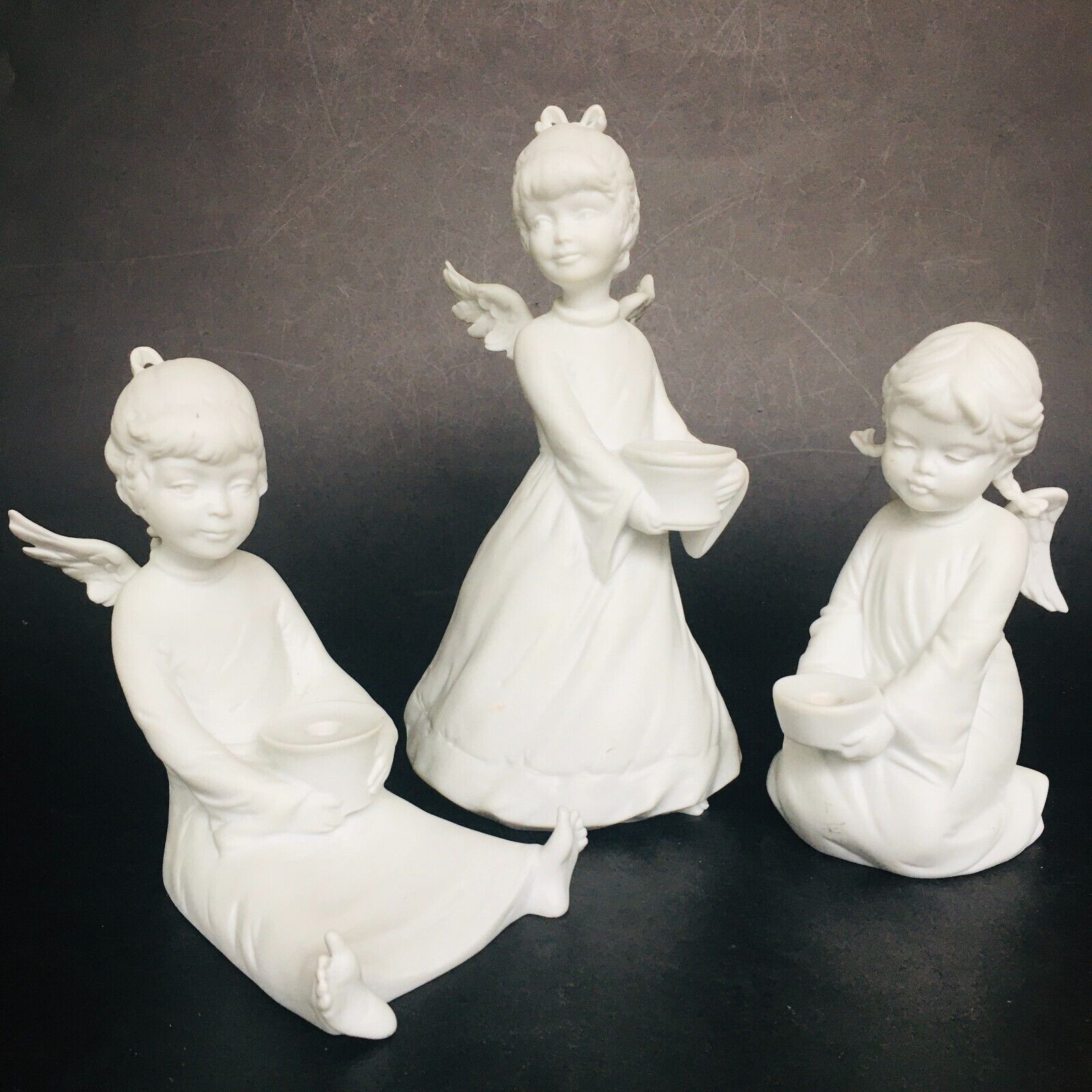 Kaiser W Germany Porcelain Angel Figurine Lot of 3