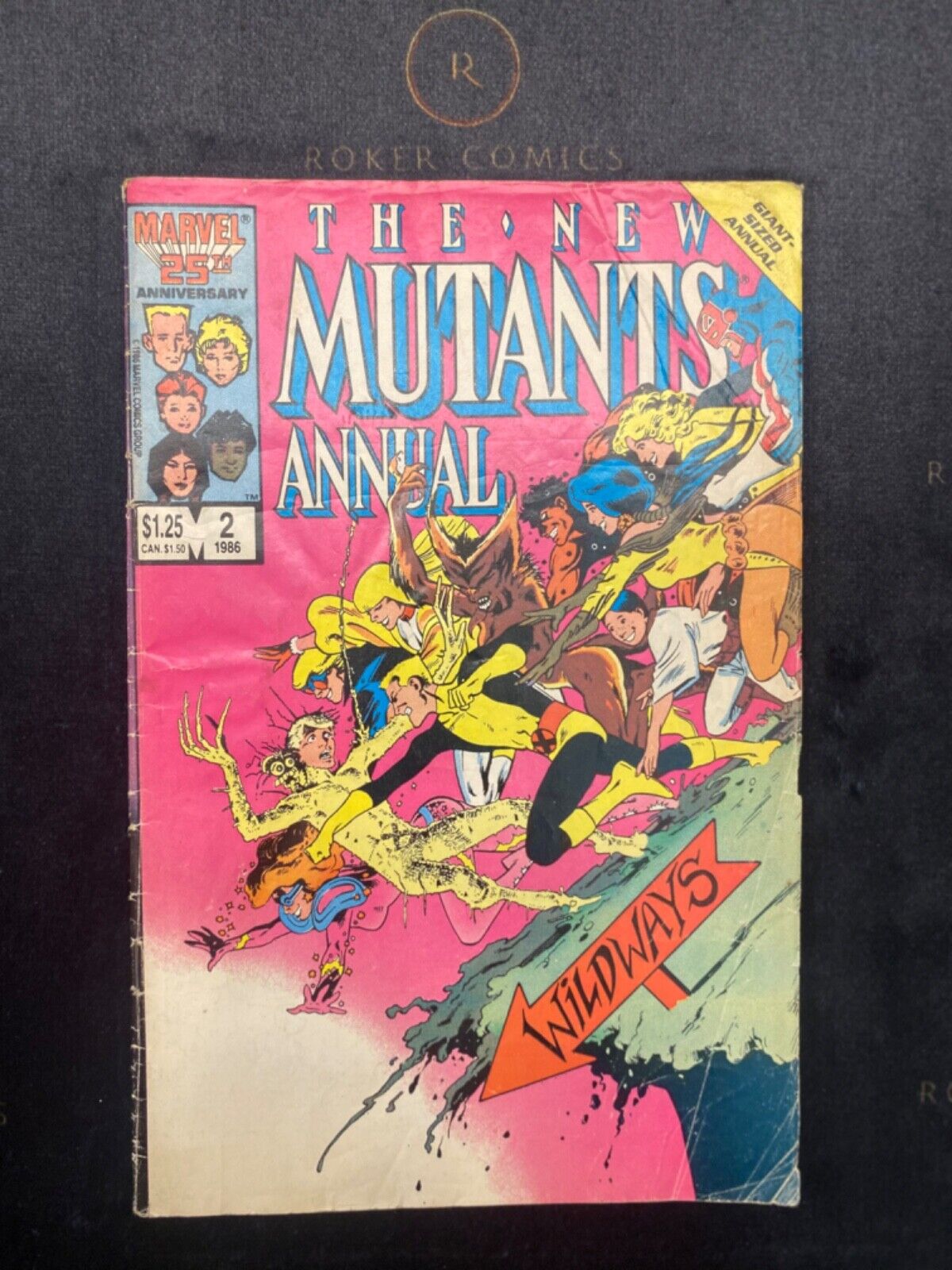 RARE 1986 New Mutants Annual #2 (KEY ISSUE) First Appearance Of Psylocke