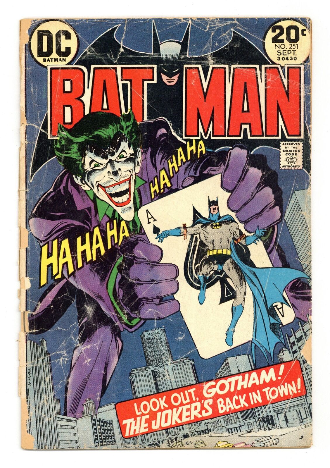 Batman #251 FR 1.0 1973