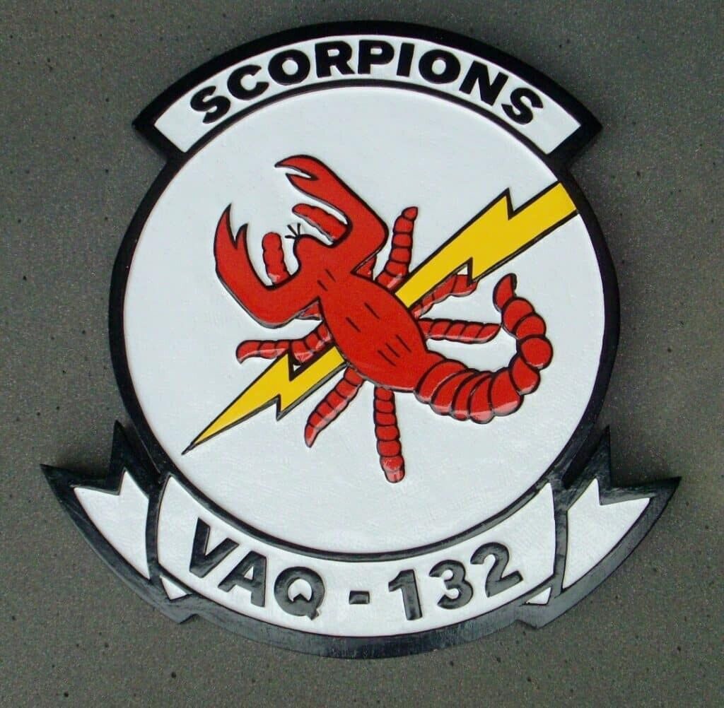 VAQ-132 Scorpions Plaque