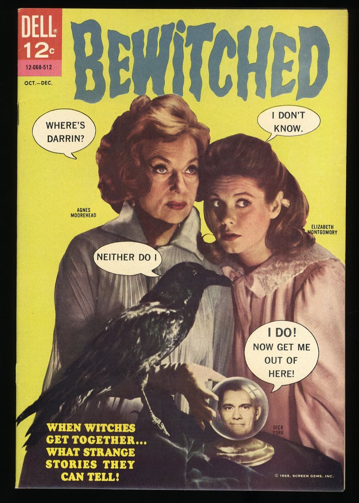 Bewitched #3 FN+ 6.5 Photo Cover: Montgomery, Moorehead, York Scarpelli Art
