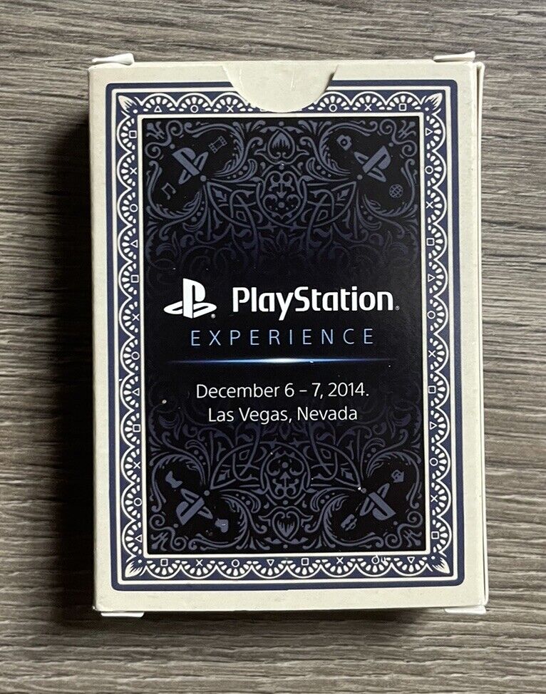 PlayStation Experience 2014: Playing Cards Full Deck. Extremely Rare