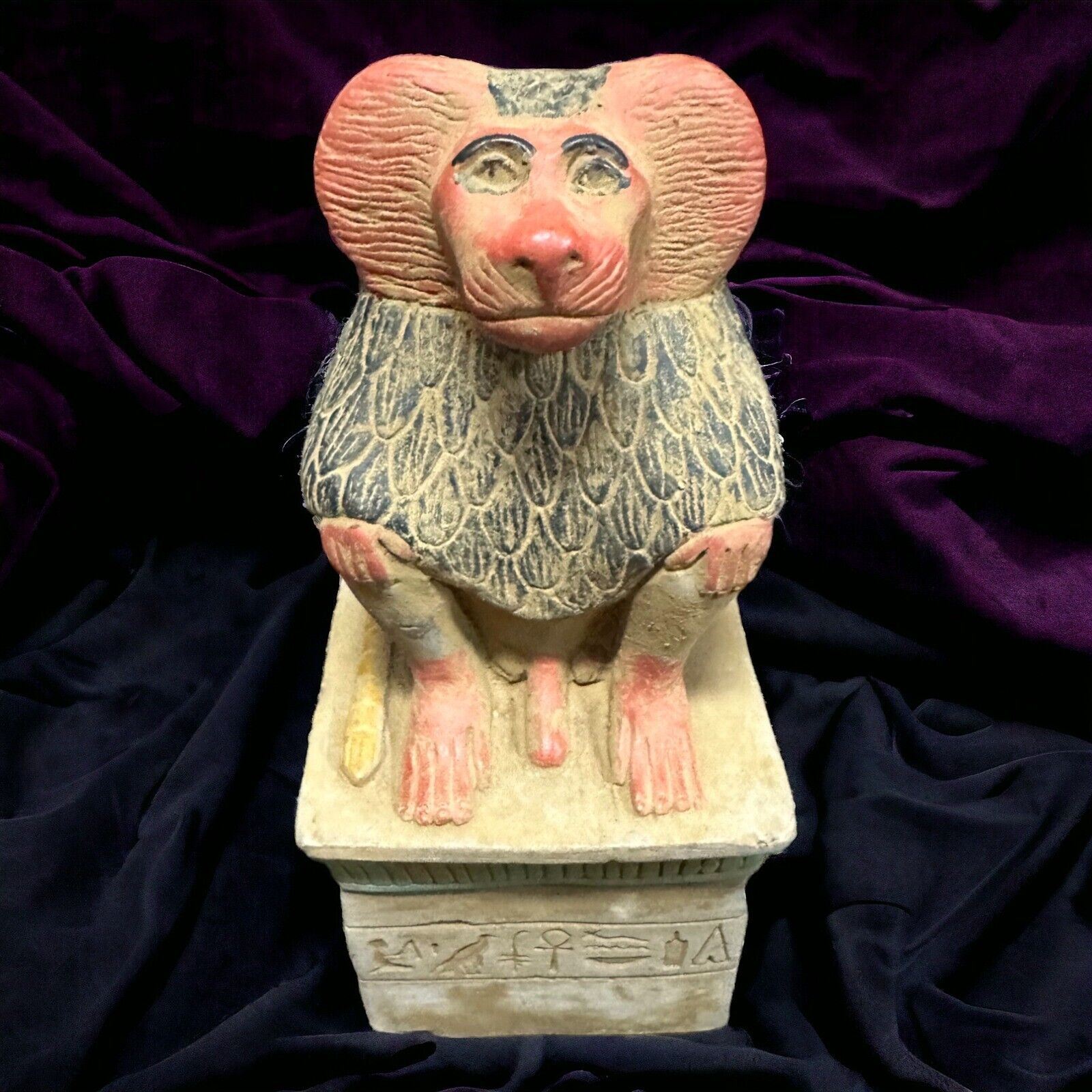 Ancient Egyptian Monkey Antiques Baboon Statue Rare Pharaonic Egyptian Rare BC