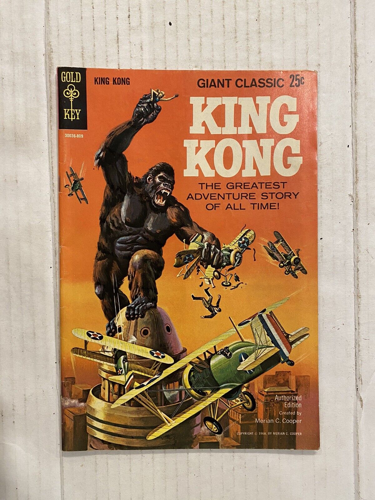 King Kong 1968 Gold Key Giant Classic Silver Age Comic Book Higher Grade