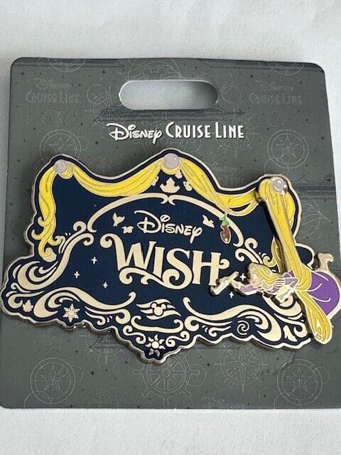 DCL Cruise Line Swinging Rapunzel Disney Wish Disney Pin (B)