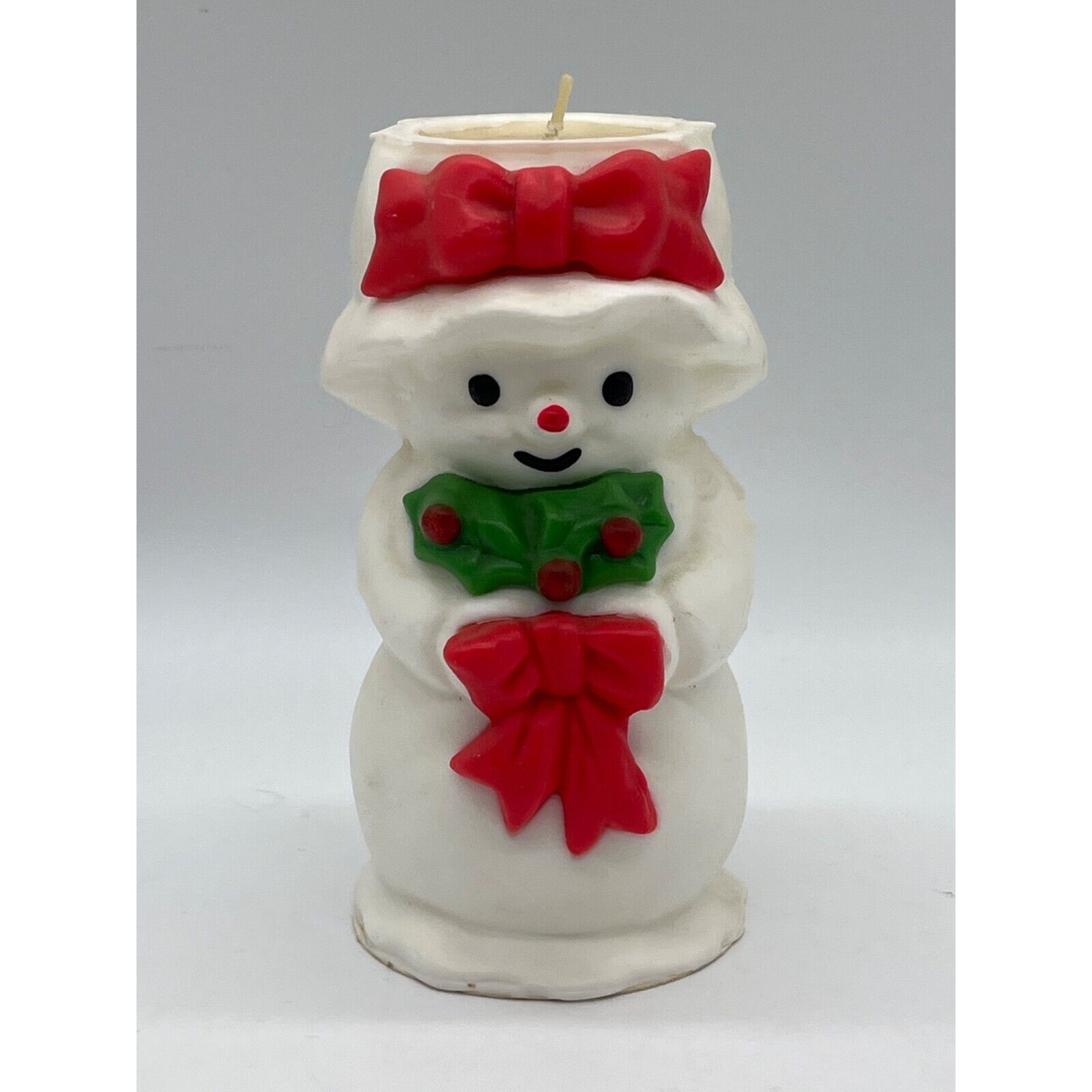 Vintage Chritmas Candle Mrs Snowlight Avon Frosty