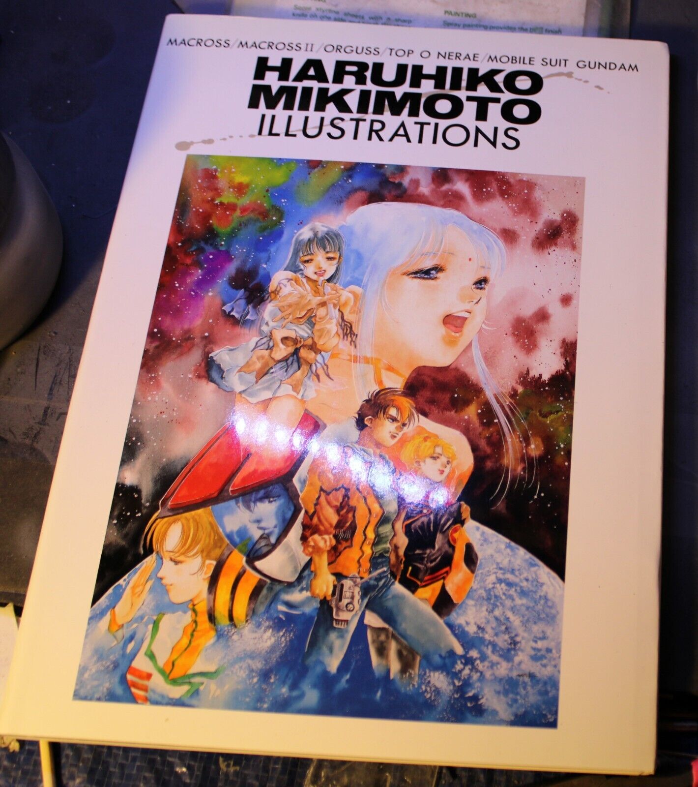 Haruhiko Mikimoto Illustrations Book 1992 Macross Robotech Orguss Gundum Art