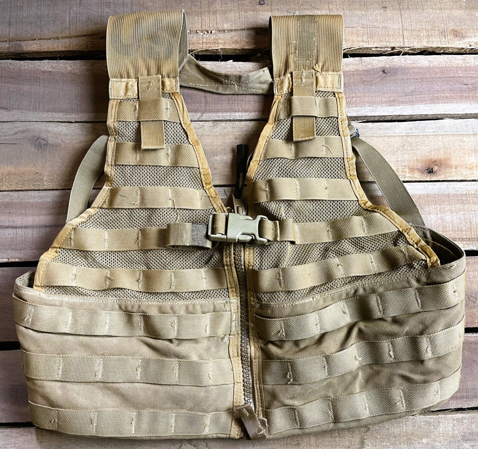 USGI Military FLC Fighting Load Carrier Tactical MOLLE Vest COYOTE BROWN GC