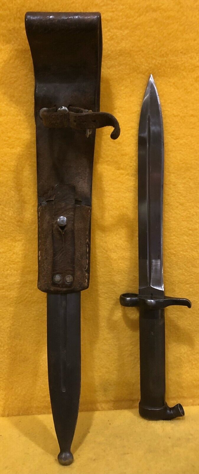 Swedish Mauser 1896 Bayonet w/ Scabbard and Frog
