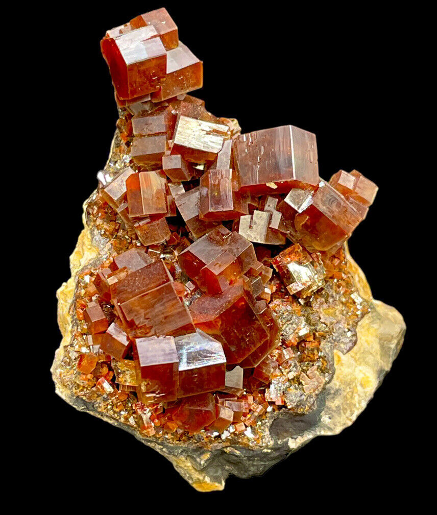 Outstanding VANADINITE (Large Crystals) *Mibladen, Morocco*