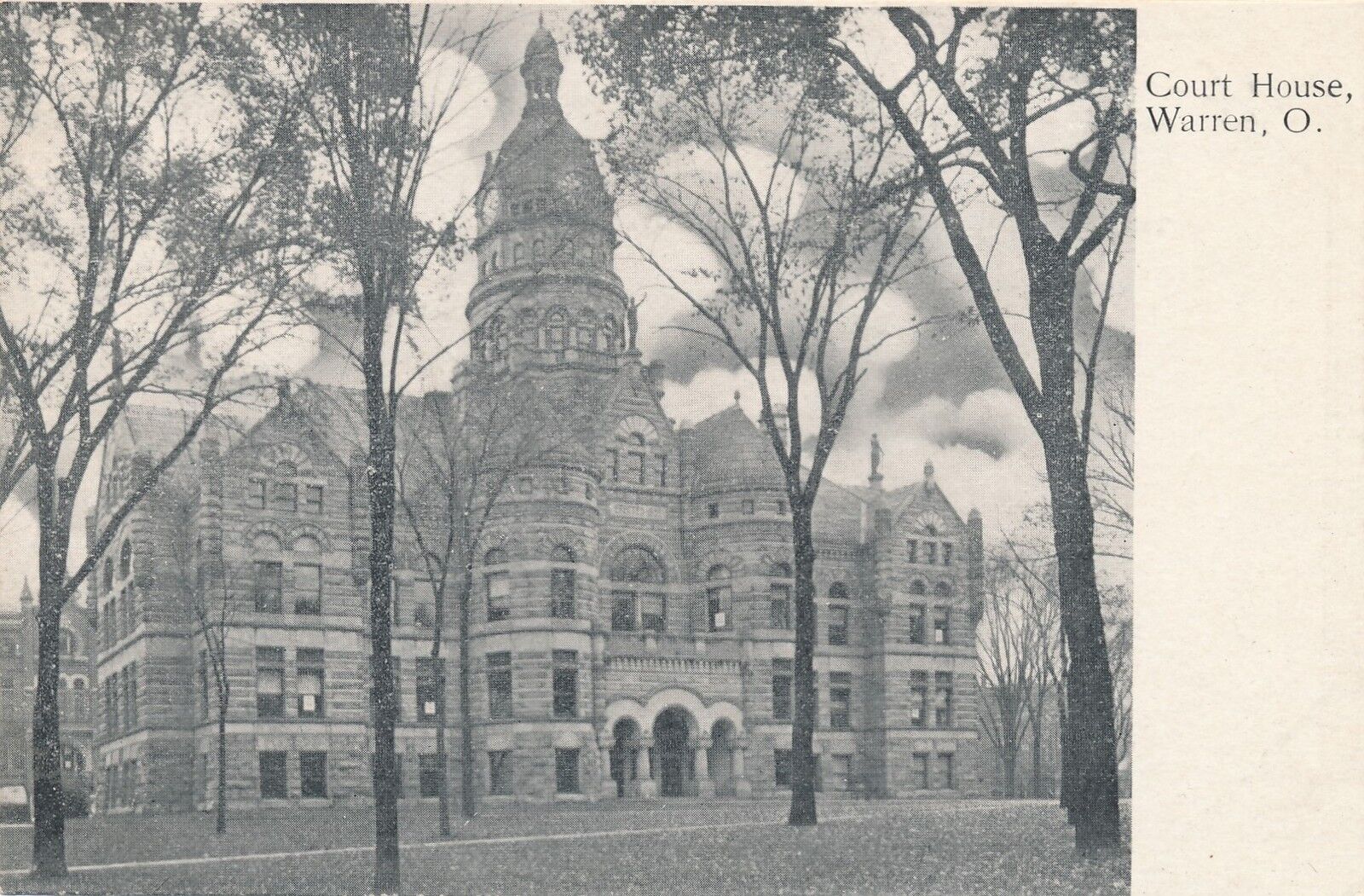 WARREN OH – Court House – udb (pre 1908)