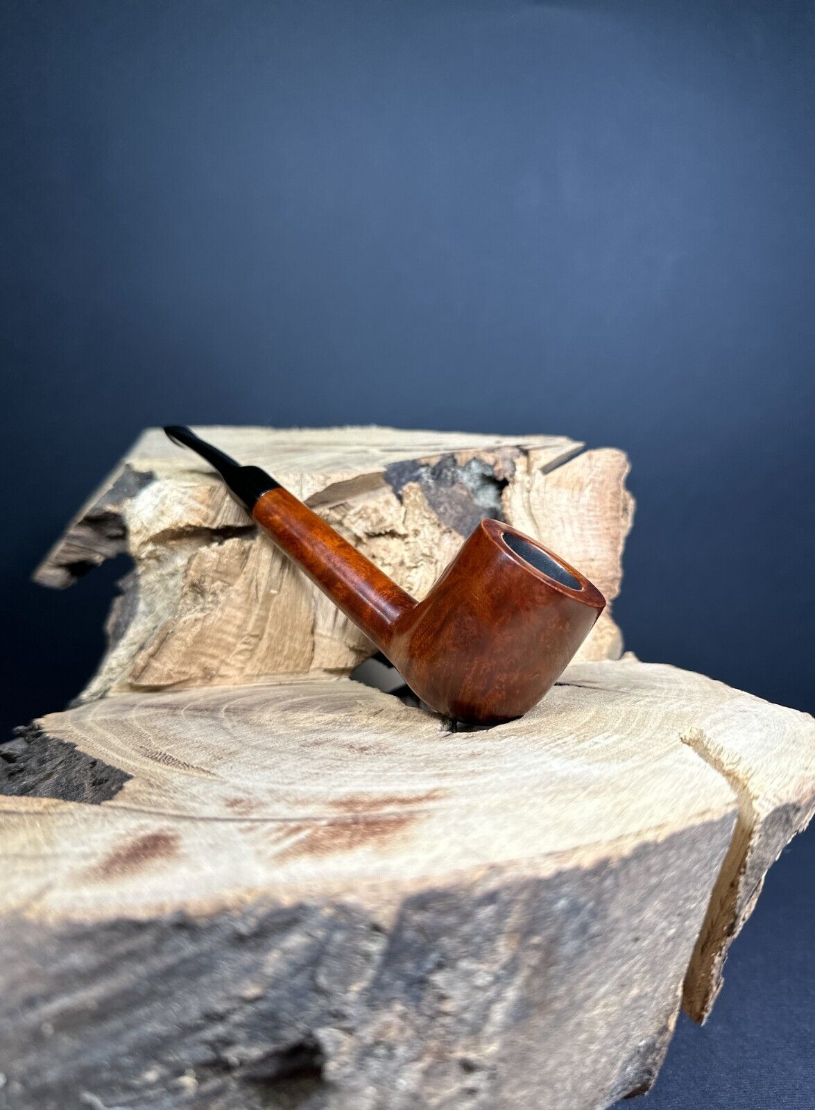 Red Point Smooth Finish Lovat Shaped Smoking Pipe