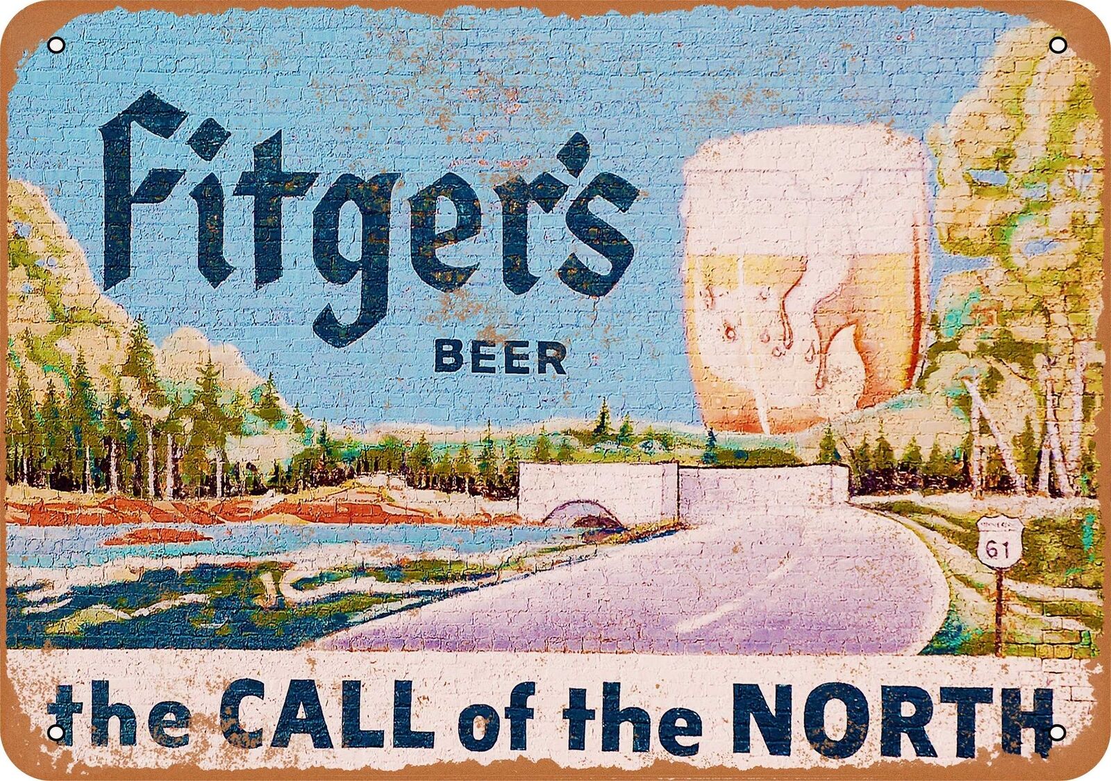 Metal Sign - Fitger's Beer - Vintage Look Reproduction