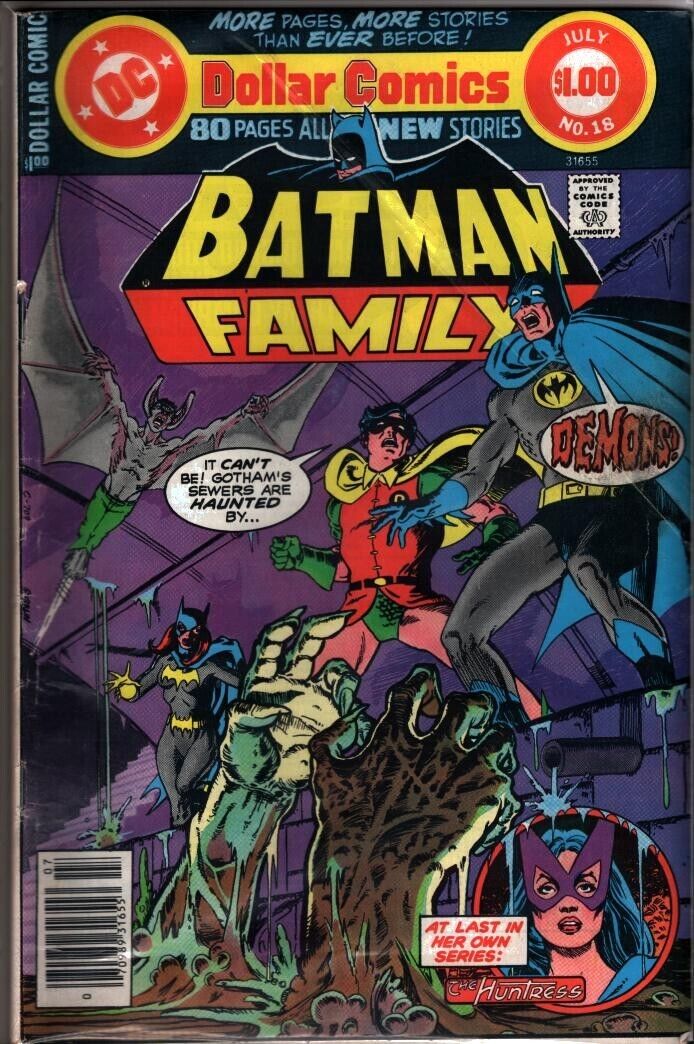 39441: DC Comics BATMAN FAMILY #18 VG Grade