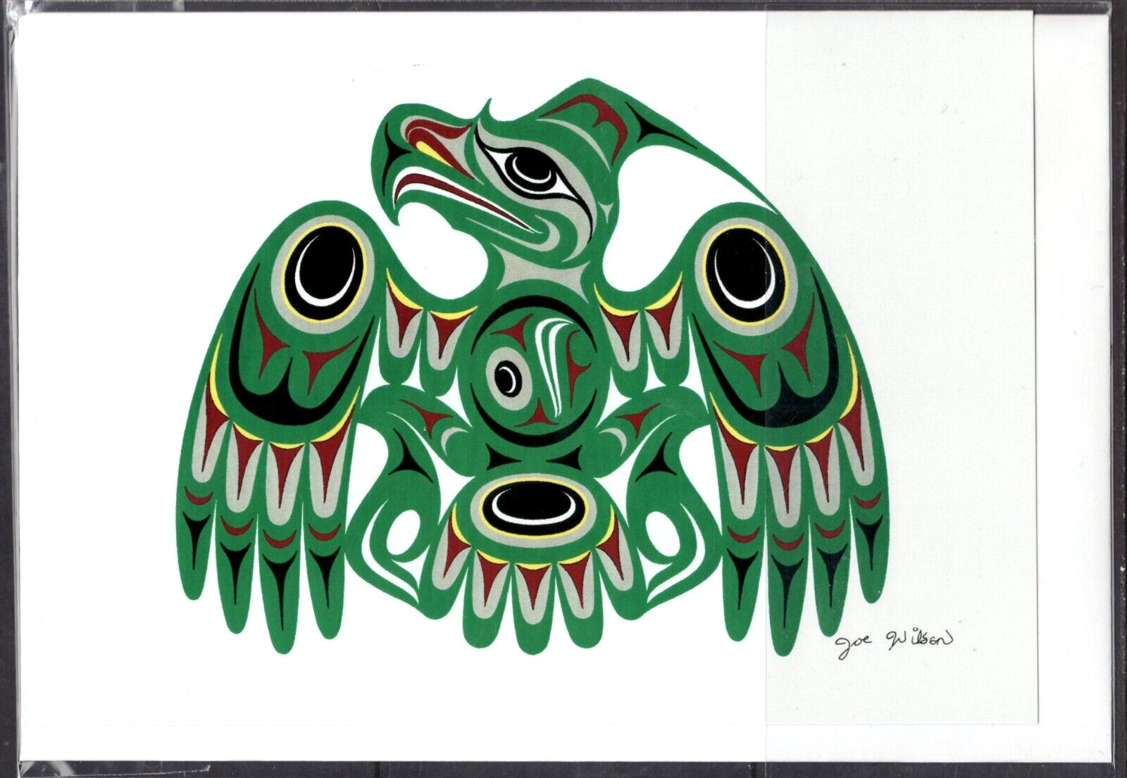 Mythical EAGLE by Coast Salish Cowichan Artist Joe Wilson - New 6\