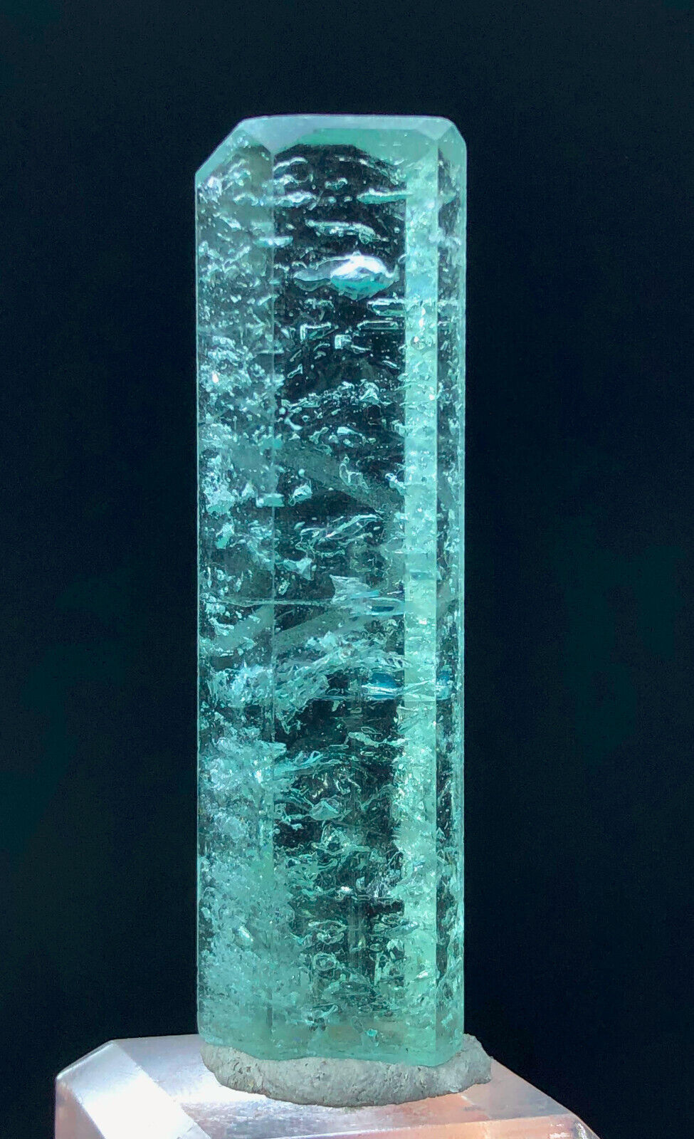 Natural Terminated Sky Blue Color Aquamarine Crystal - 14 Gram