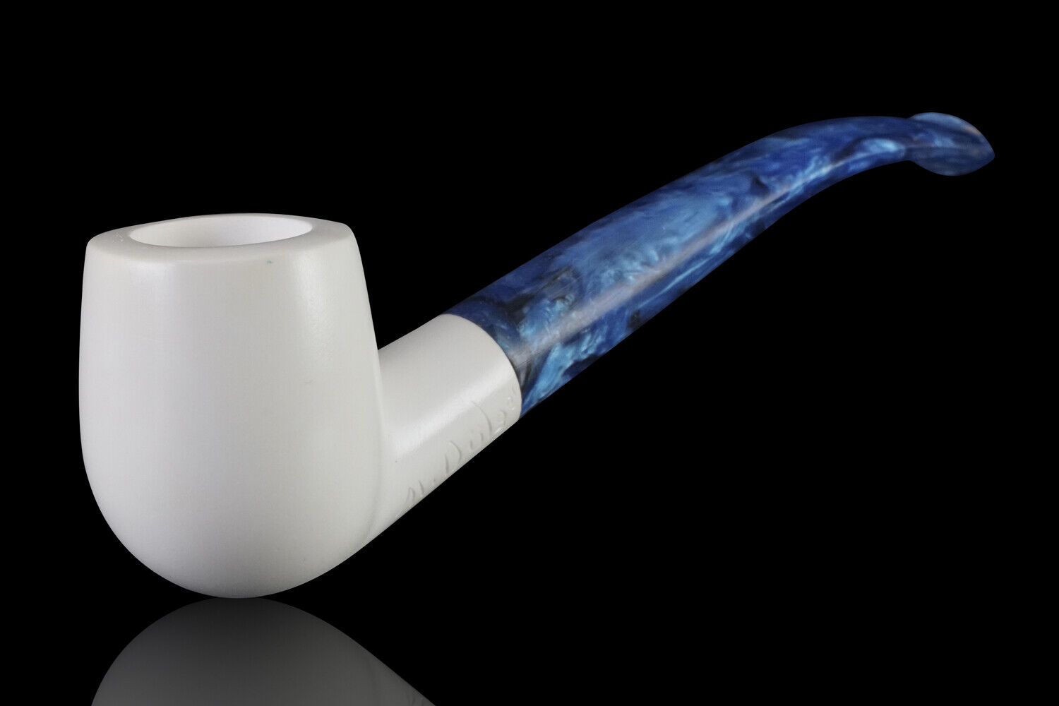 Classic Meerschaum Pipe Smooth handmade smoking tobacco with case MD-24