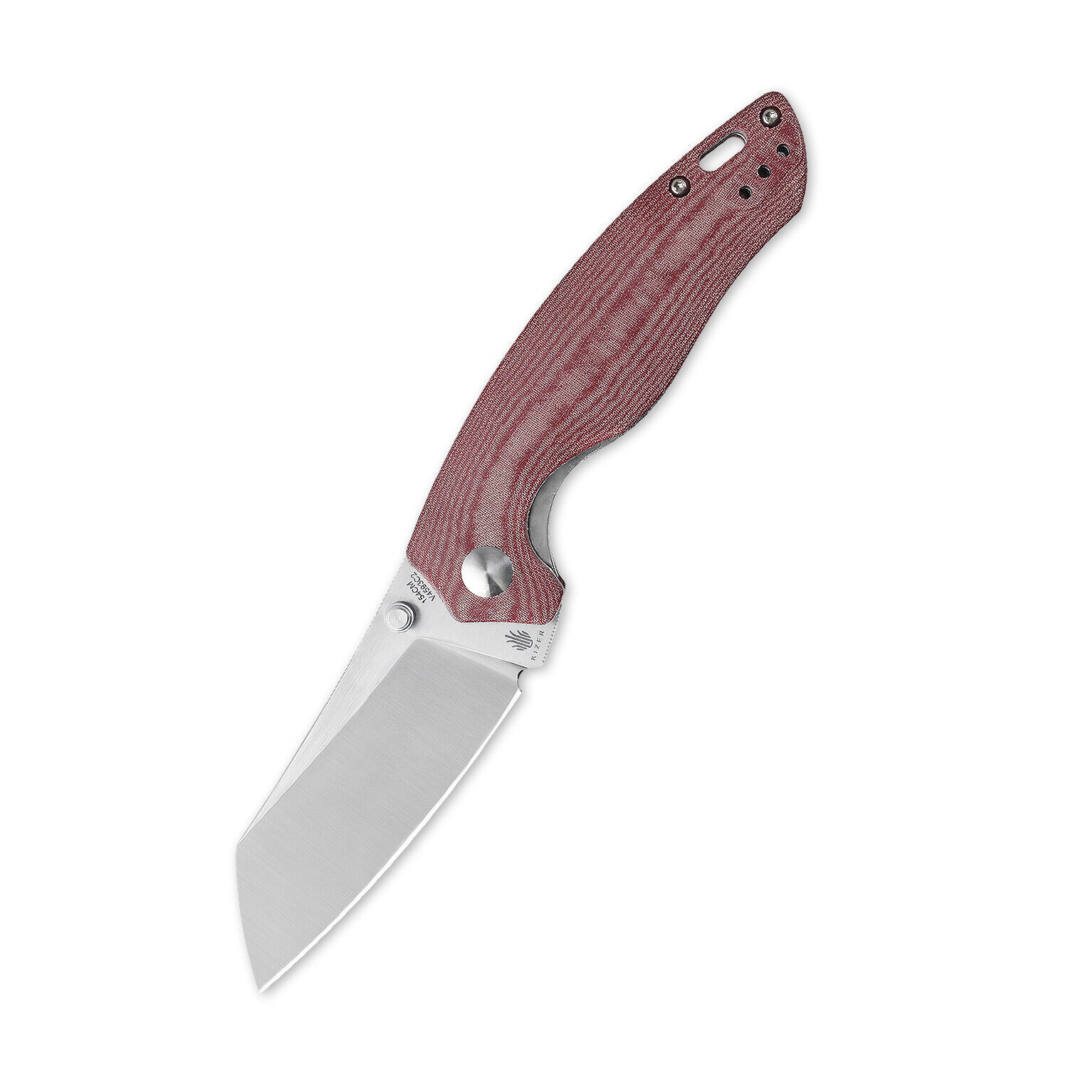 Kizer Folding EDC Knife Towser K Red Micarta Handle V4593C2