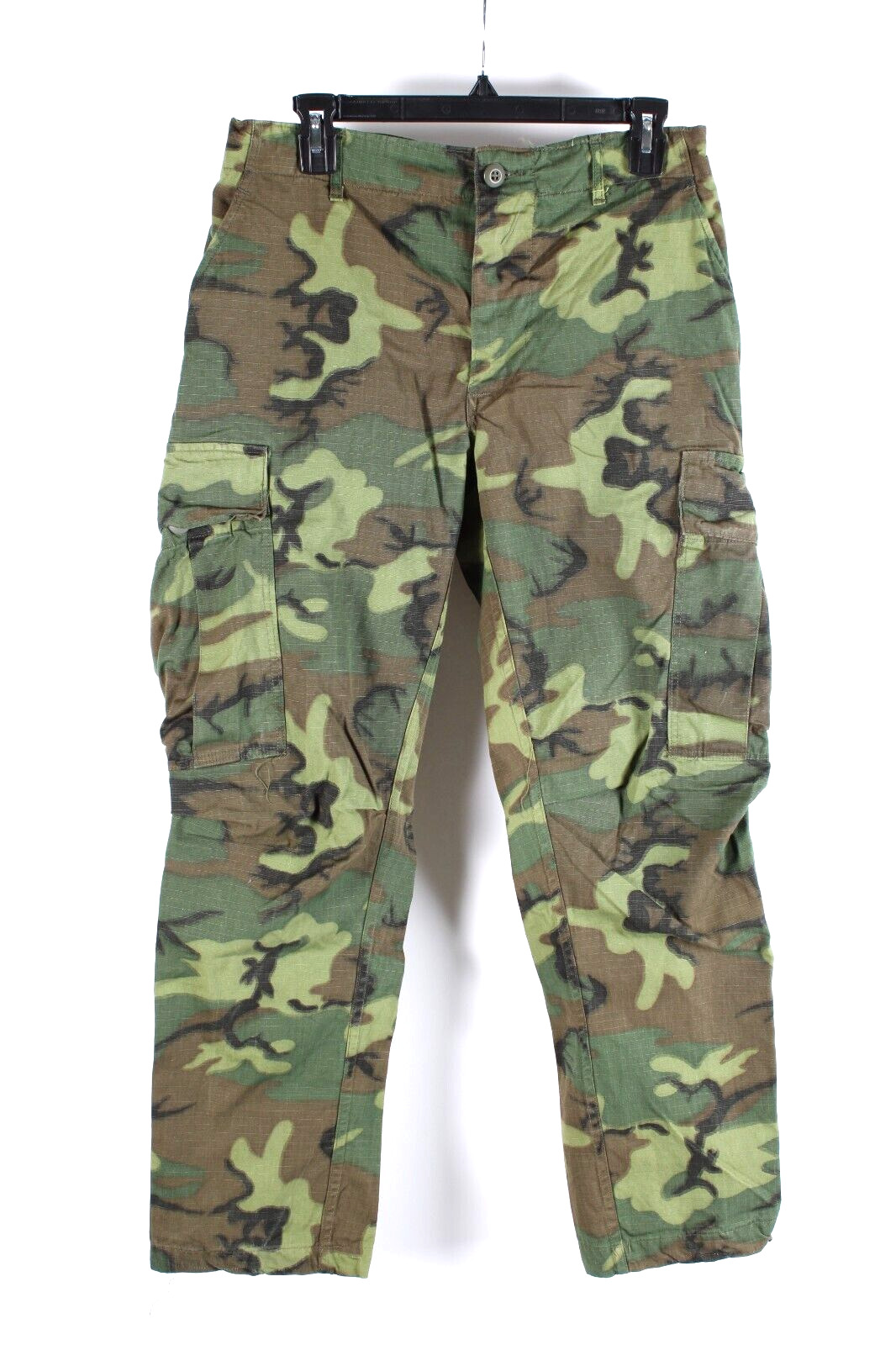 Vintage 1969 ERDL Jungle Camo Trousers Cargo Pants Mens Size Small USA