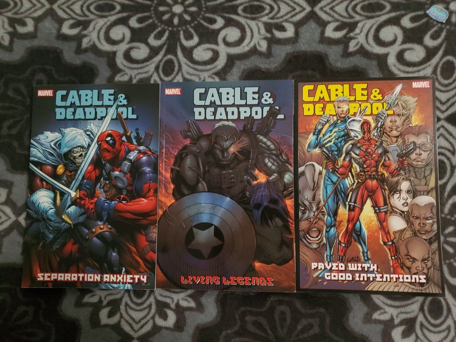 Cable & Deadpool -Separation Anxiety - Living Legends - Paved W/ Good Intentions