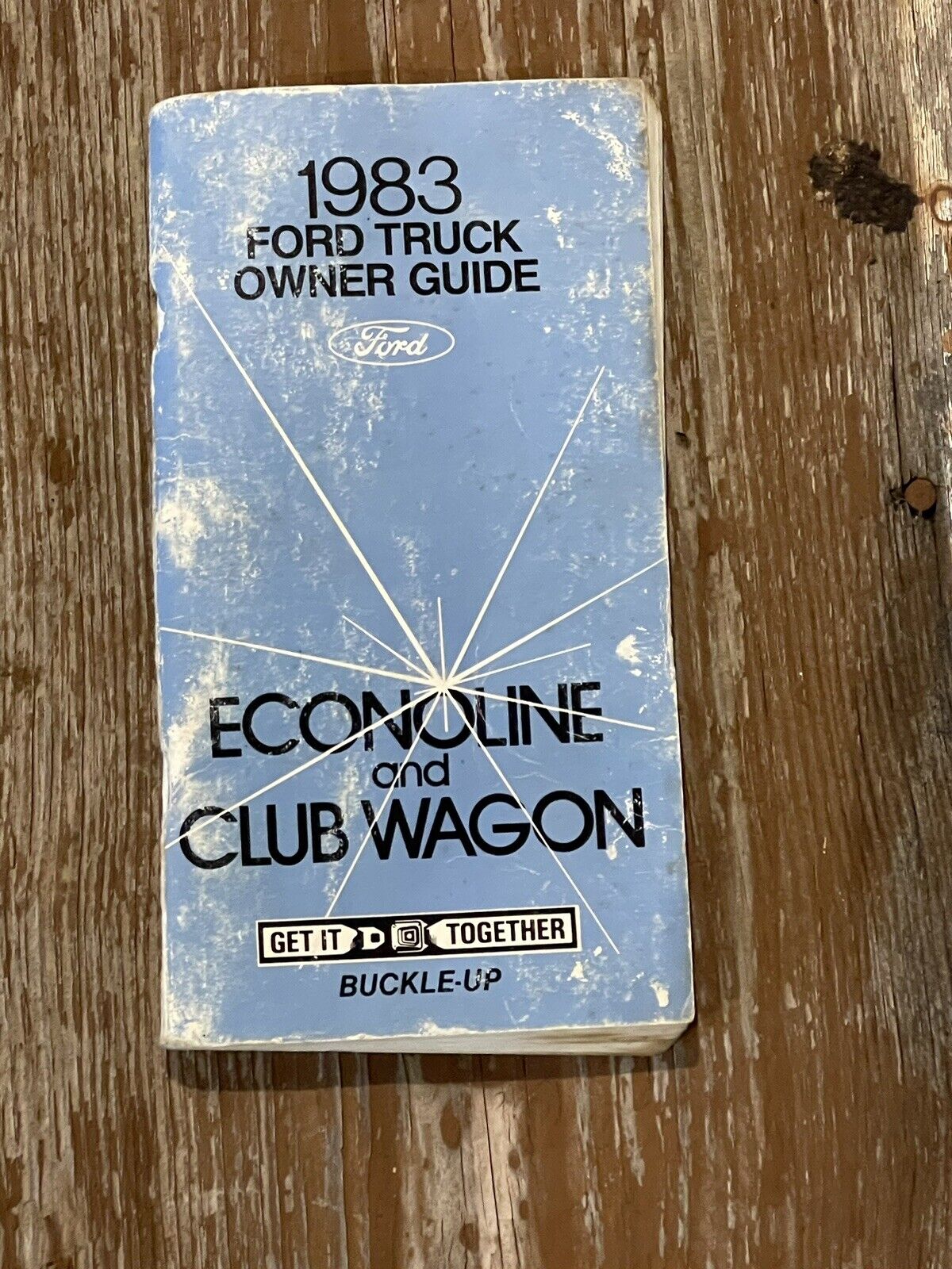 1983 FORD ECONOLINE & CLUB WAGON TRUCK OWNER GUIDE MANUAL & OPERATING GUIDE