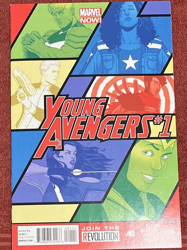 Young Avengers Vol 2 #1 1st New Team Kate Bishop America Chavez Marvel Key
