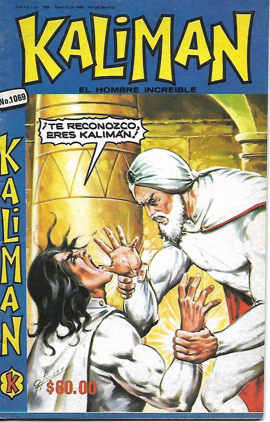 Kaliman El Hombre Increible #1069 - Mayo 23, 1986