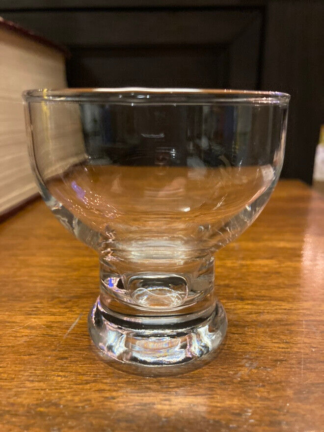 Set of 4 Vintage Federal Glass Homestead Dessert Cups Tumblers Cocktail Glasses