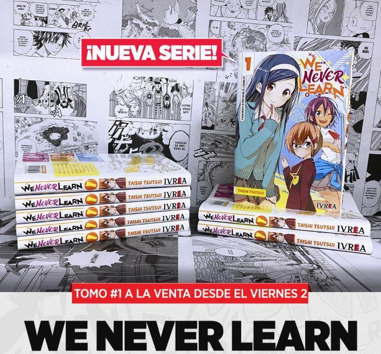 We never learn. Español, 19 Tomos. Nuevos, Ivrea. Manga en ESPAÑOL