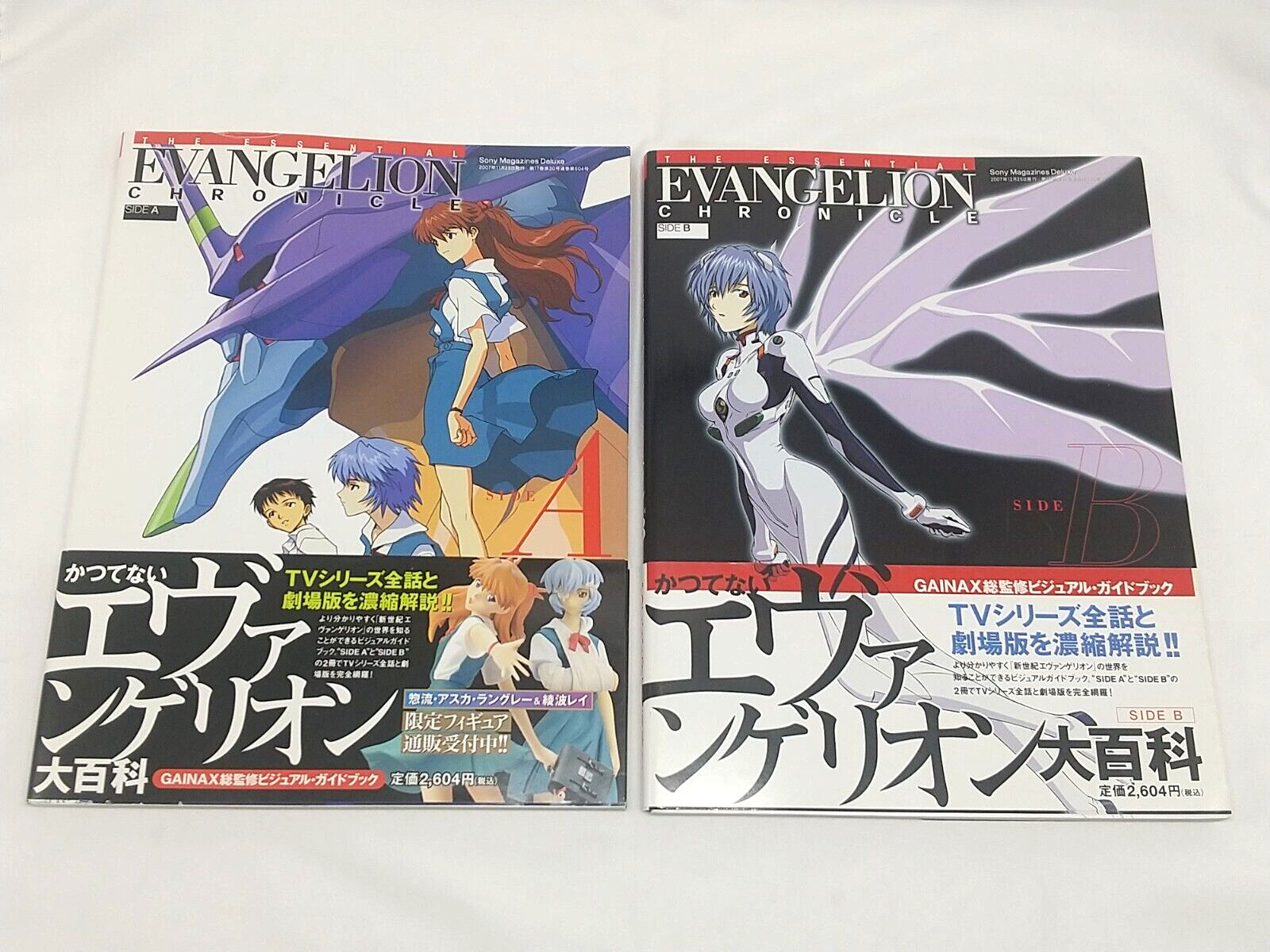 Evangelion Chronicle The Essential Side A & B Set Art Guide Book