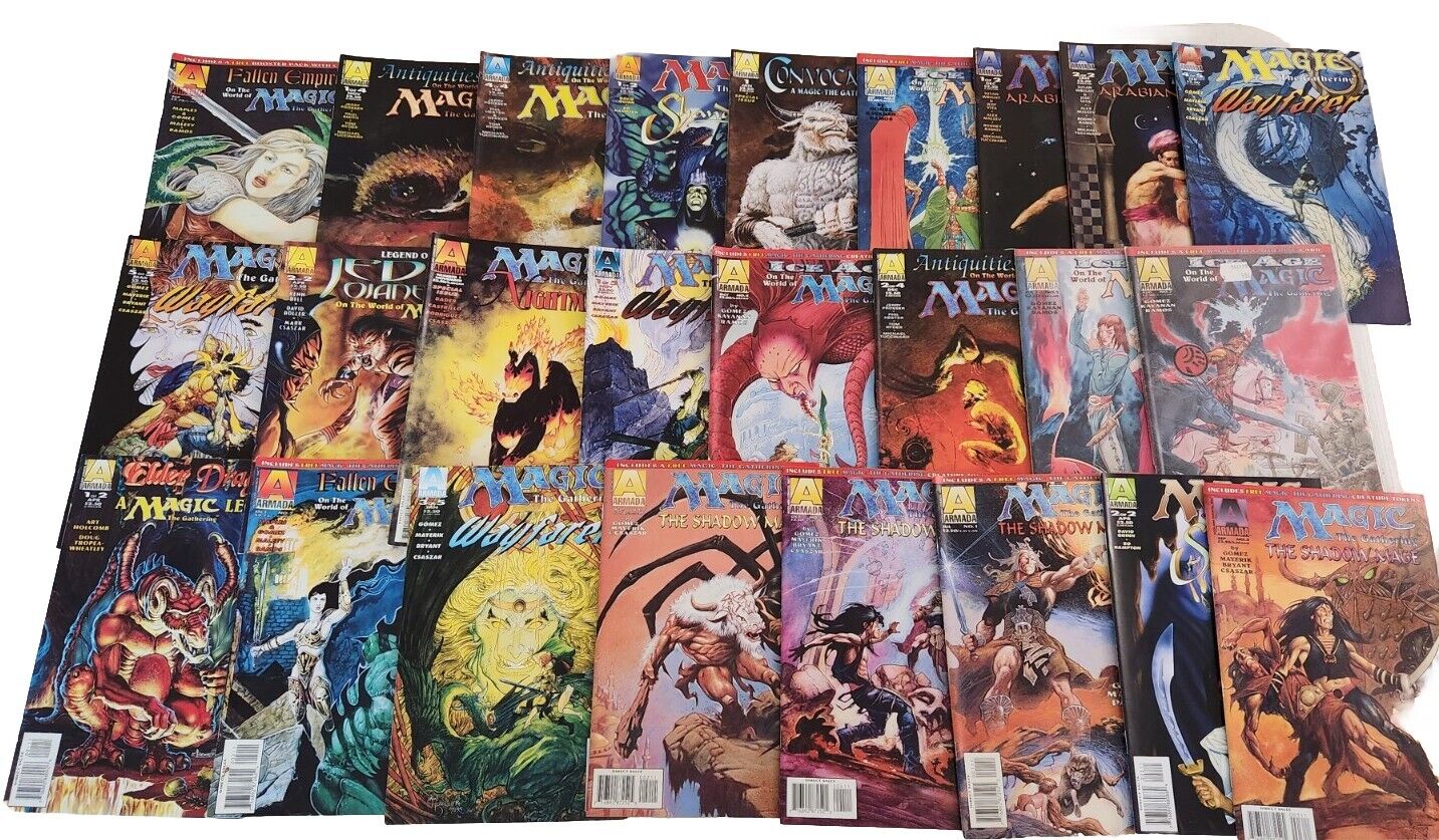 Armada Comics:  Magic The Gathering Comic Book Lot Of 26