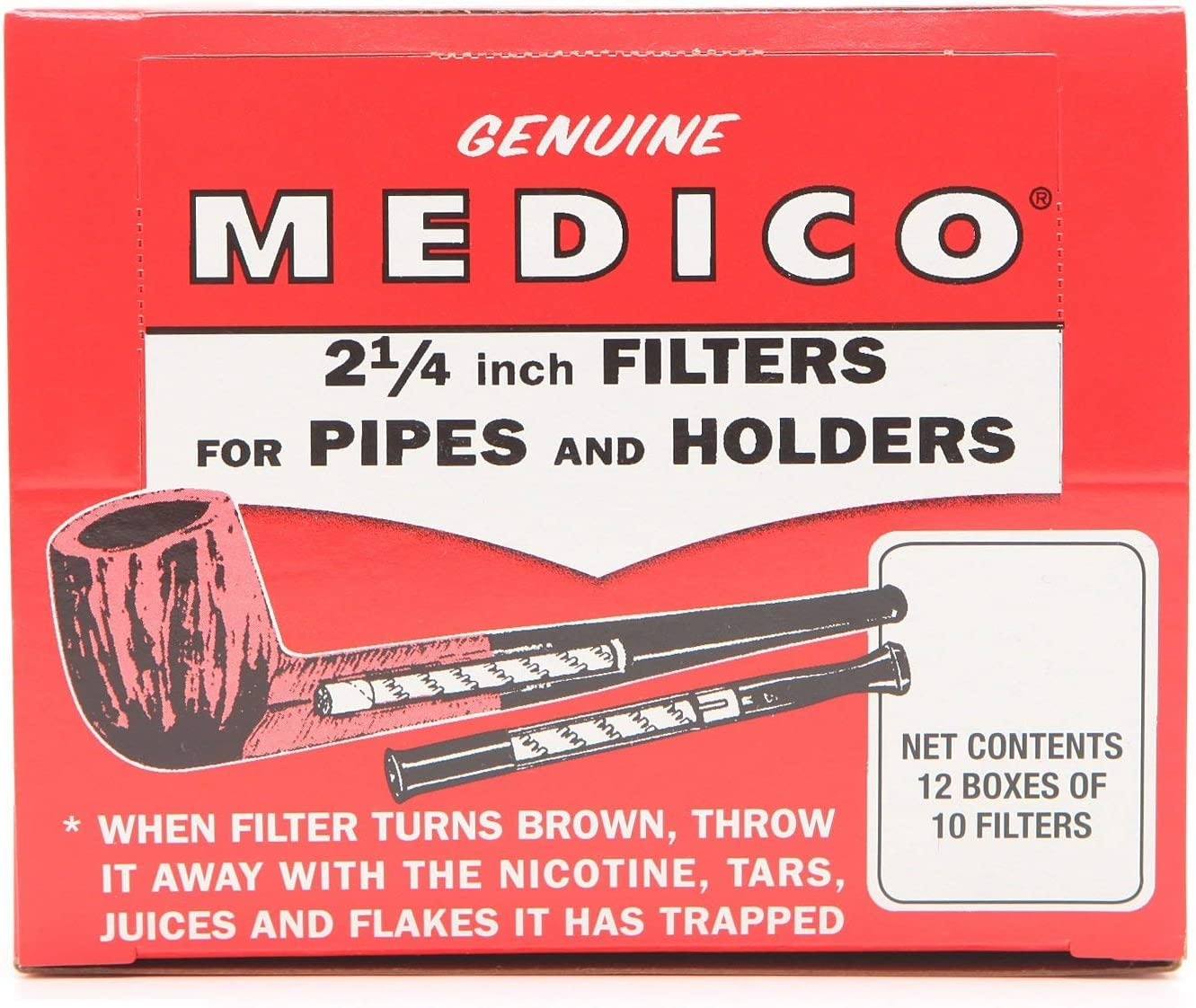 Pipe Filters - 12 Boxes of 10
