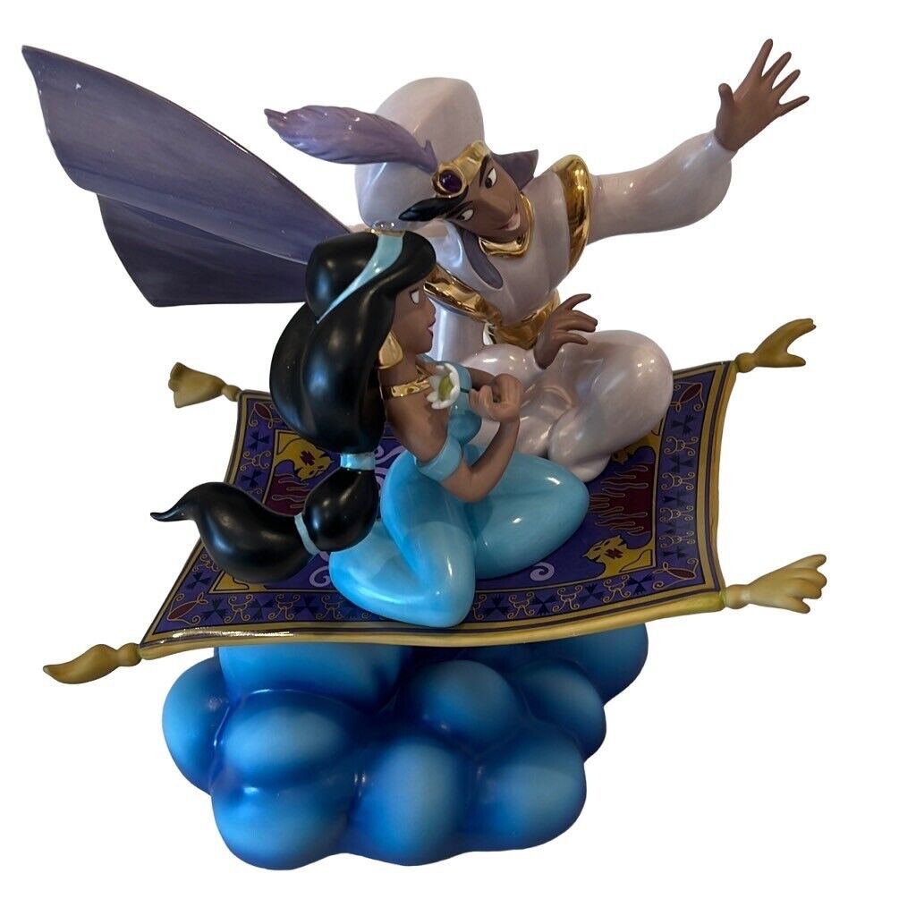WDCC Aladdin & Jasmine “A Whole New World”w/ Box & COA #435/1992