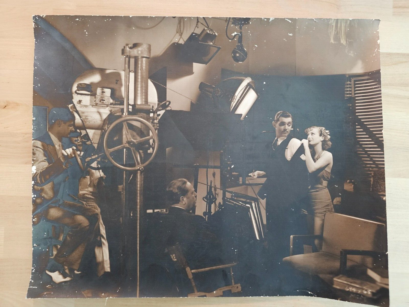 HOLLYWOOD BEAUTY JOAN CRAWFORD + CLARK GABLE BEHIND SCENES OVERSIZE Photo XXL