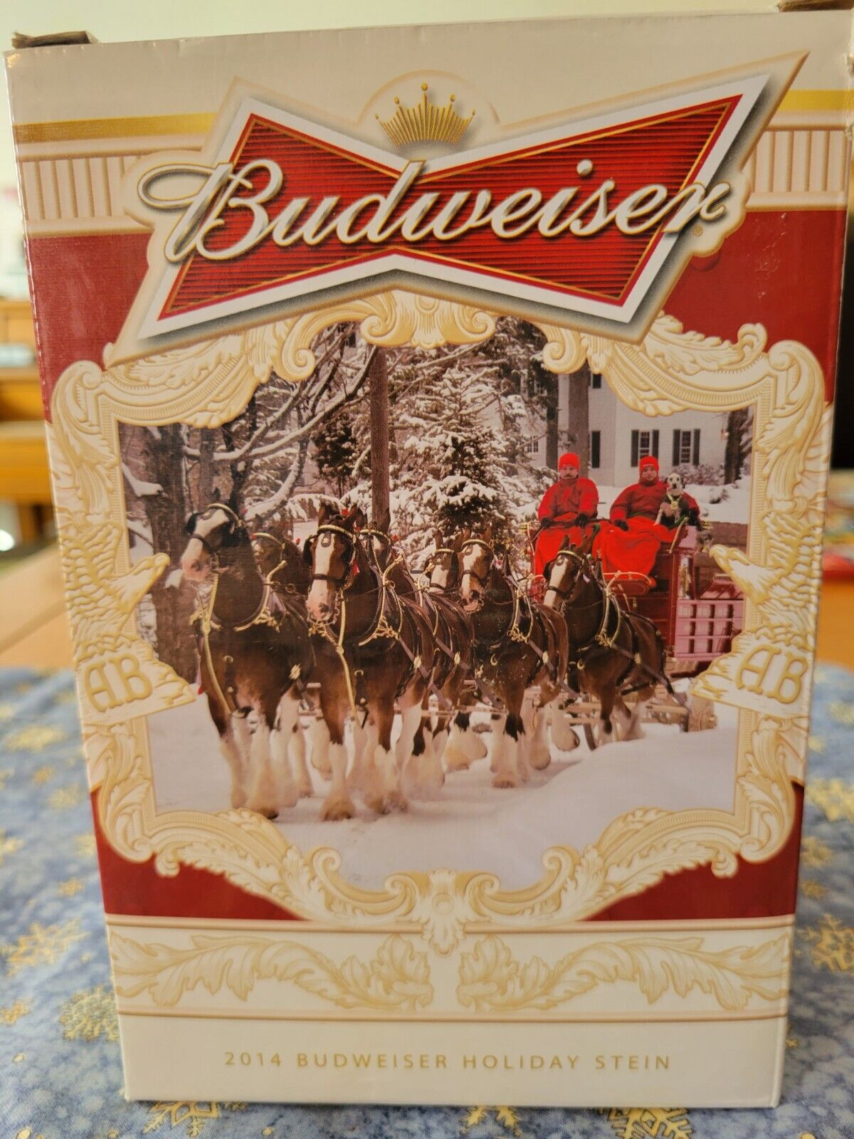 2014 Budweiser Holiday Stein \