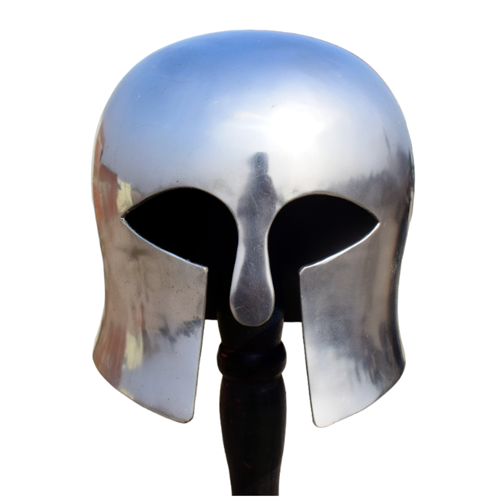 14 Gauge Mild Steel Authentic Replica Greek Corinthian Helmet-ICA-HLMT-001