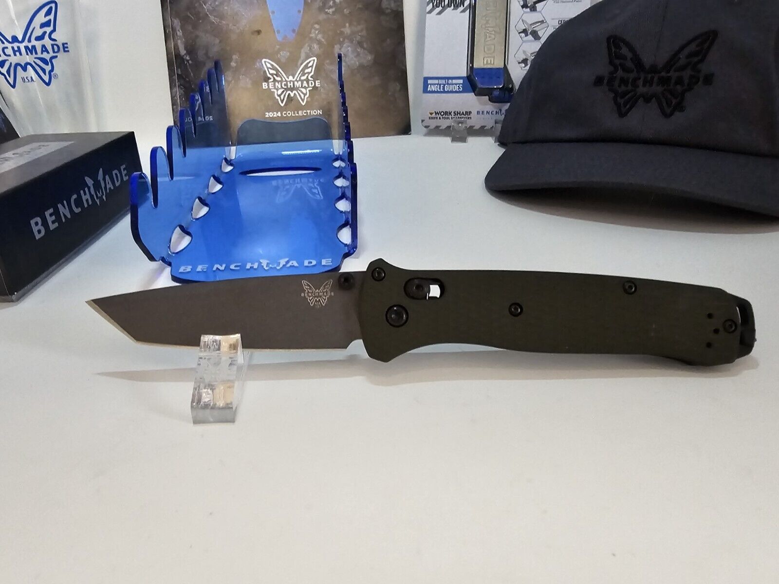 Benchmade 537GY-1 Bailout Axis Tanto Knife TUNGSTEN GREY CPM M4