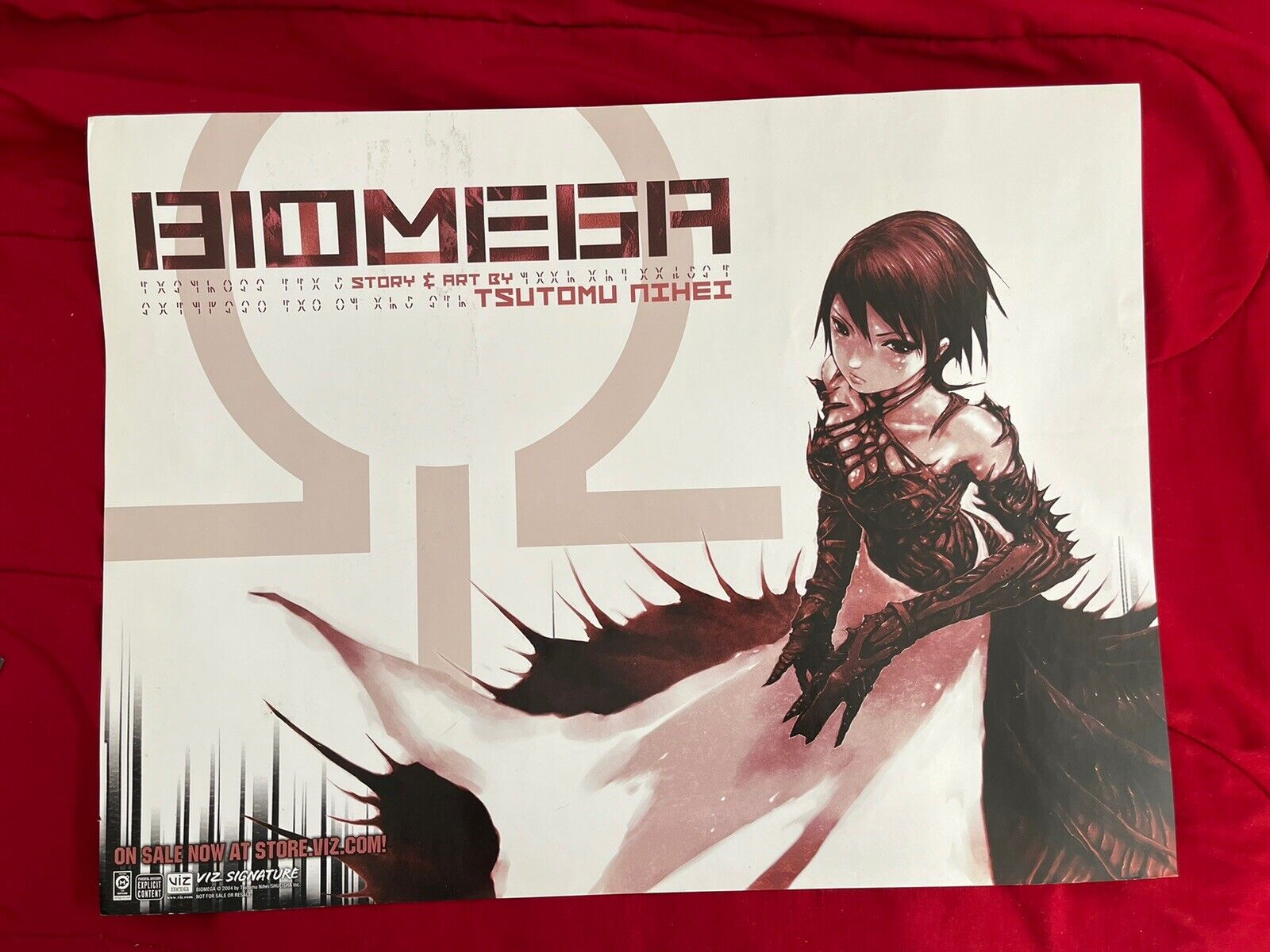 Biomega Manga Promo Poster Double Sided SDCC/AX Exclusive Viz Media Anime Expo