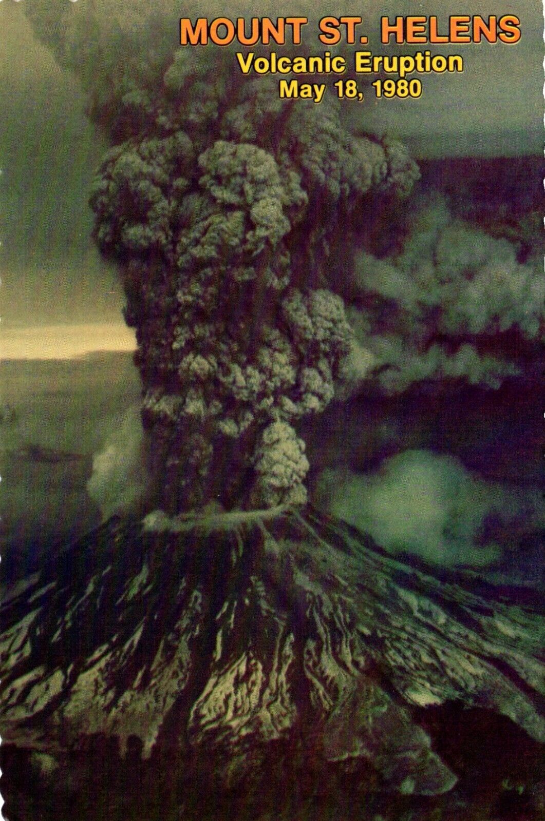 1980 Mount St. Helens Eruption Washington Postcard