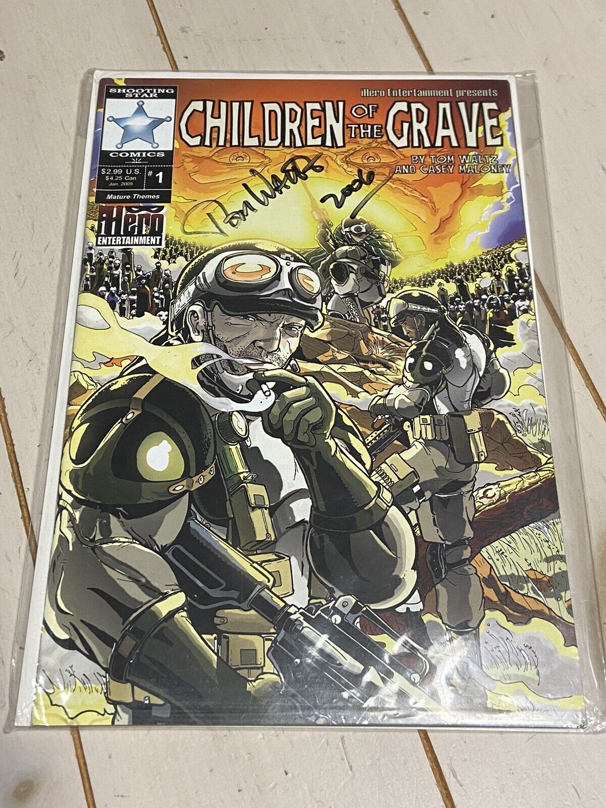 Children of the Grave Comic #1 Signed Autographed Tom Waltz
