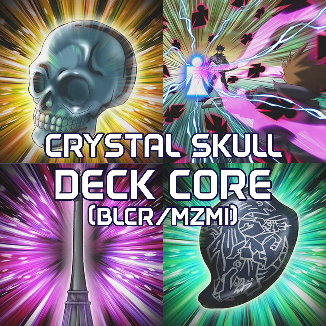 YuGiOh Crystal Skull Triangle O MZMI BLCR Deck Core Bundle 21 Cards