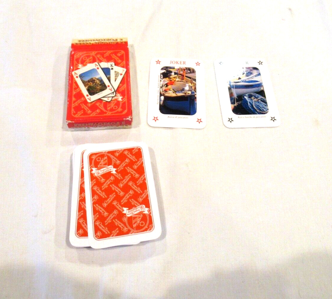 Le Cinque Terre e Porto Venere playing cards, complete set