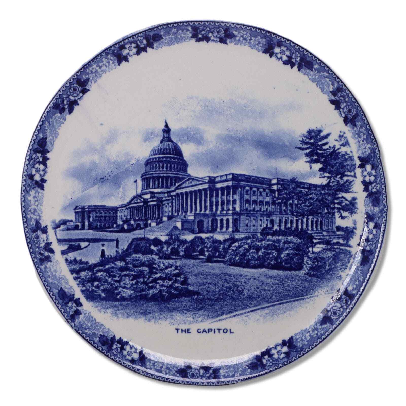 W Adams The Capitol Souvenir Series Plate 7 3/4\