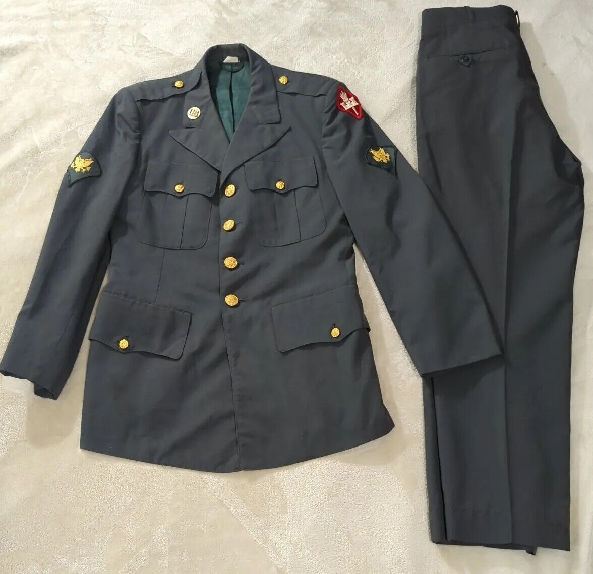WWII 1940s US Army Corps of Engineers Specialist Class A 37S 31/32 Uniform JD