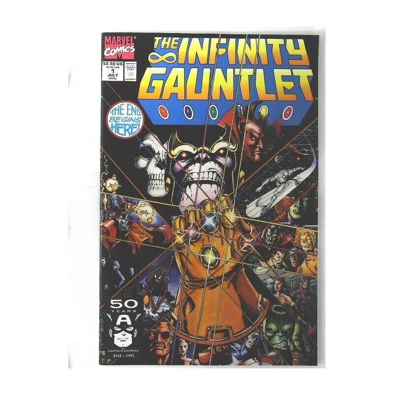 Infinity Gauntlet (1991 series) #1 in Near Mint condition. Marvel comics [c;